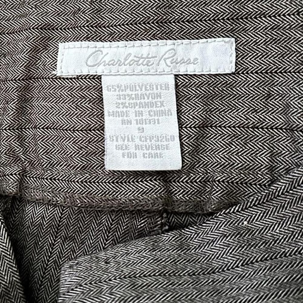 Charlotte-russe Women's Grey and Brown Trousers - Picture 4 of 6